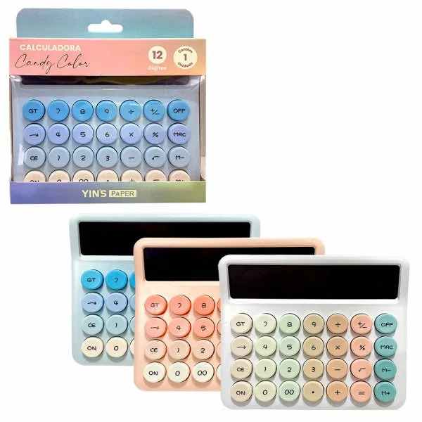 CALCULADORARETRO CANDY COLOR 9064